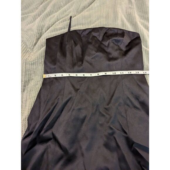 Josie Natori for Saks Fifth Avenue Women’s 8 Classic Black Maxi Dress Gown Silk - Picture 4 of 5